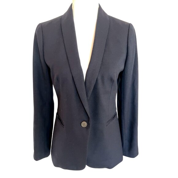 J. Crew Blue Wool‎ Parke Blaze Size 2 - Picture 1 of 10